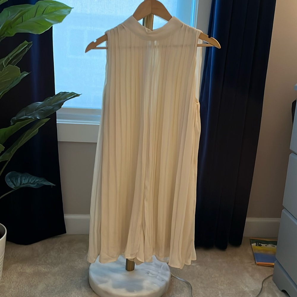 Pleated romper